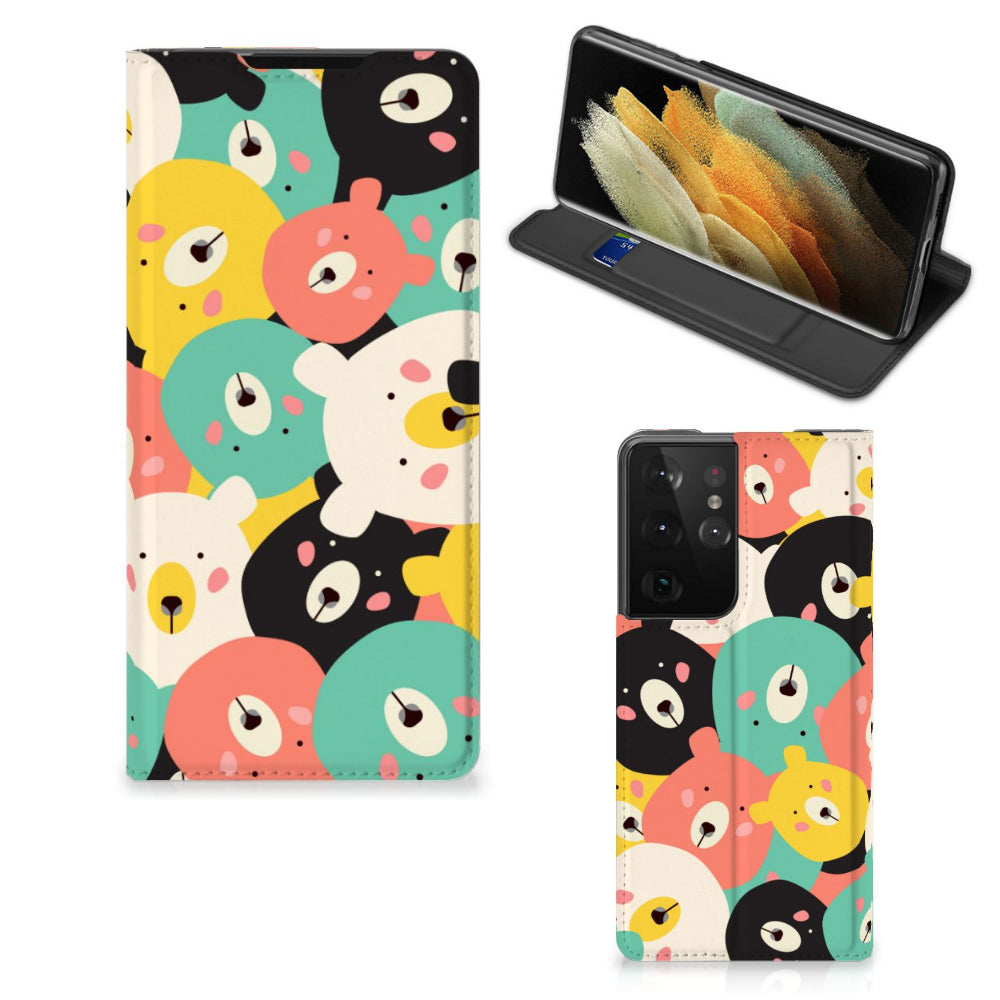 Samsung Galaxy S21 Ultra Magnet Case Bears