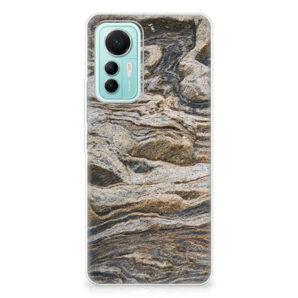 Xiaomi 12 Lite TPU Siliconen Hoesje Steen B2C Telecom