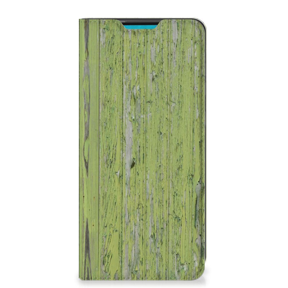Samsung Galaxy A73 Book Wallet Case Green Wood - B2C Telecom