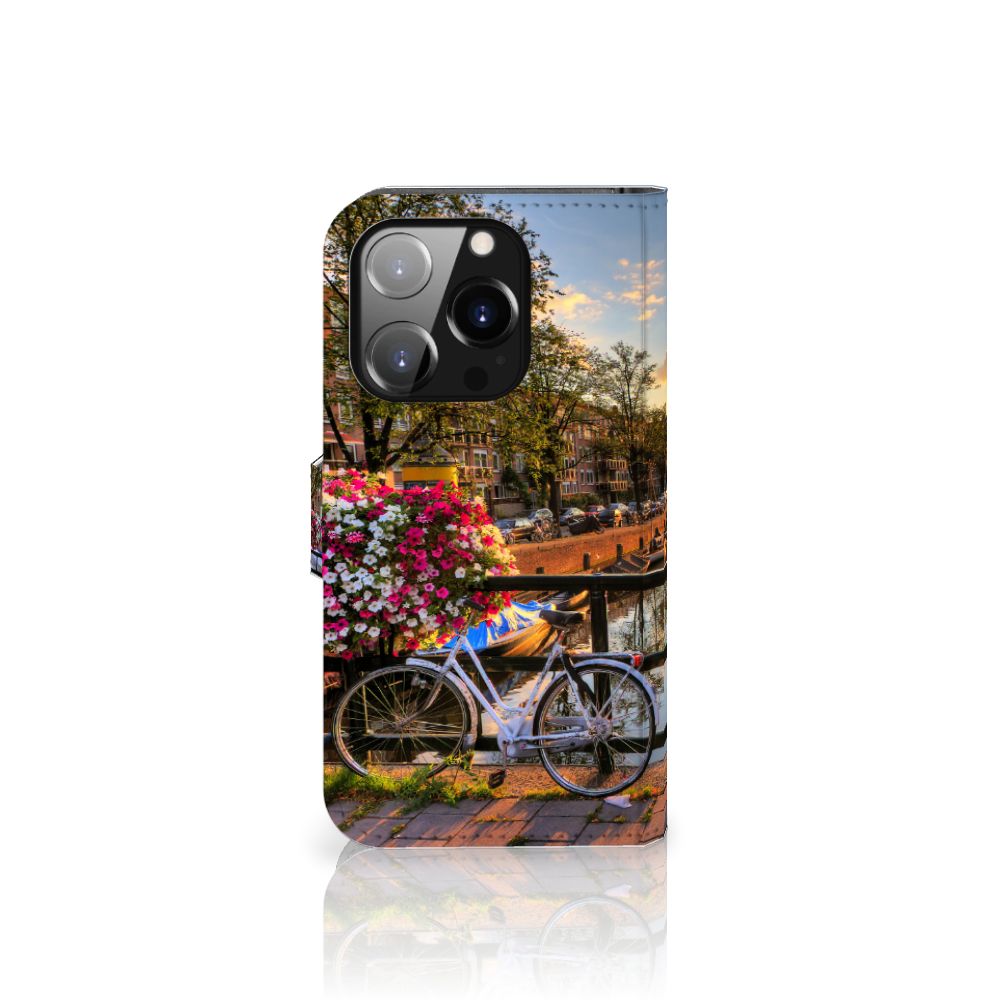 iPhone 14 Pro Flip Cover Amsterdamse Grachten