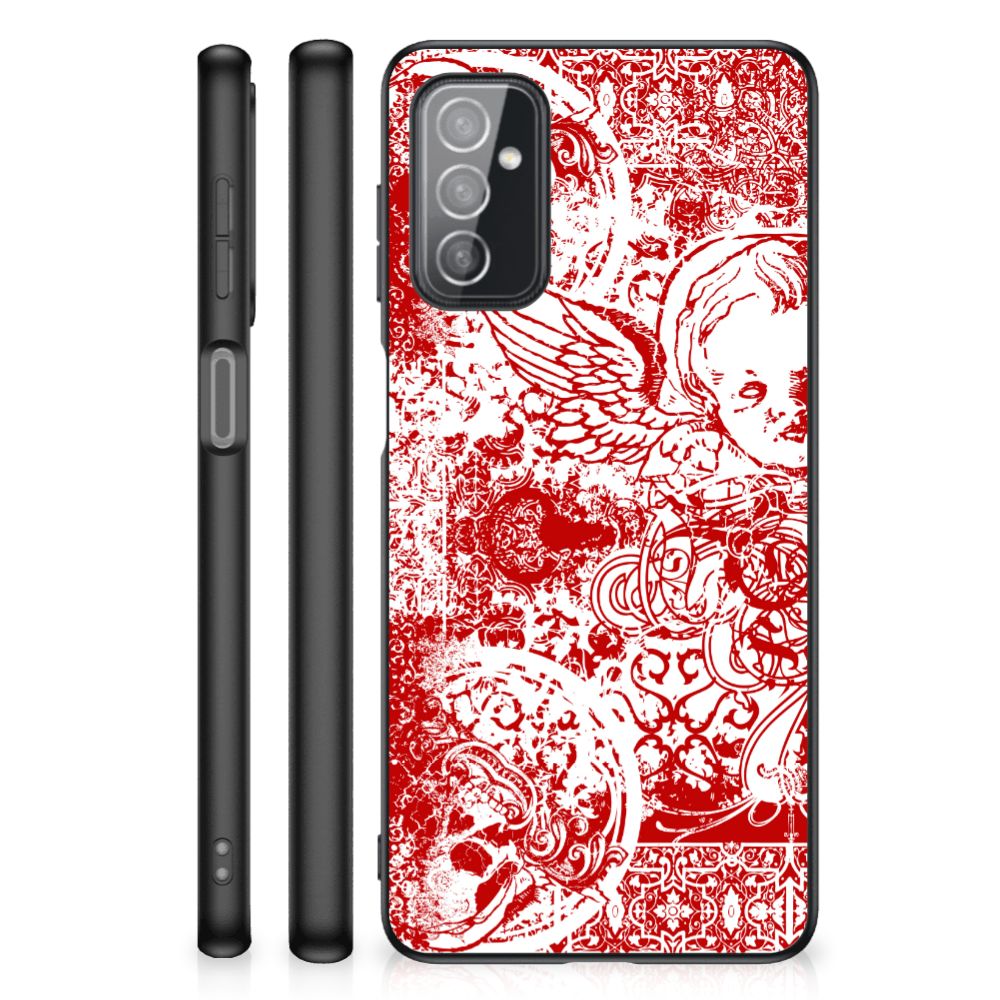 Telefoonhoesje Samsung Galaxy M52 Angel Skull Rood B2C Telecom