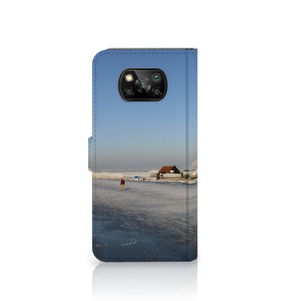 Xiaomi Poco X3 | Poco X3 Pro Flip Cover Schaatsers