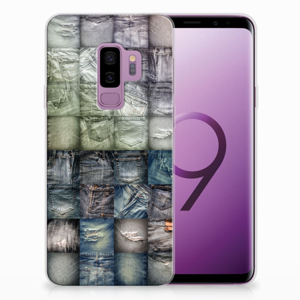 Silicone Back Cover Samsung Galaxy S9 Plus Spijkerbroeken