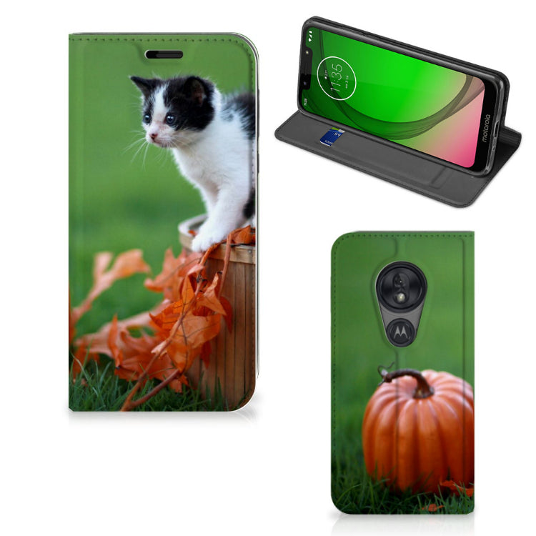 Motorola Moto G7 Play Hoesje maken Kitten