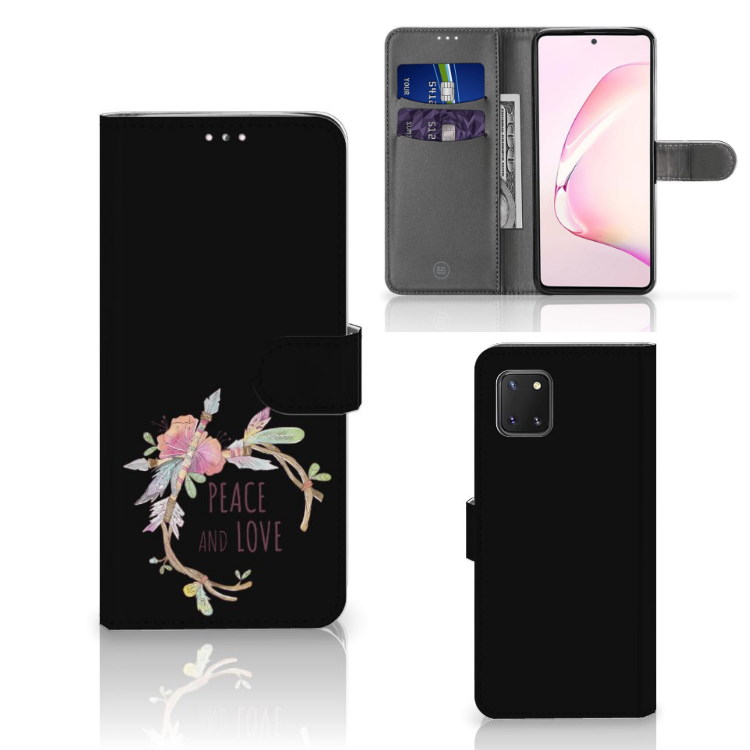 Samsung Note 10 Lite Leuk Hoesje Boho Text