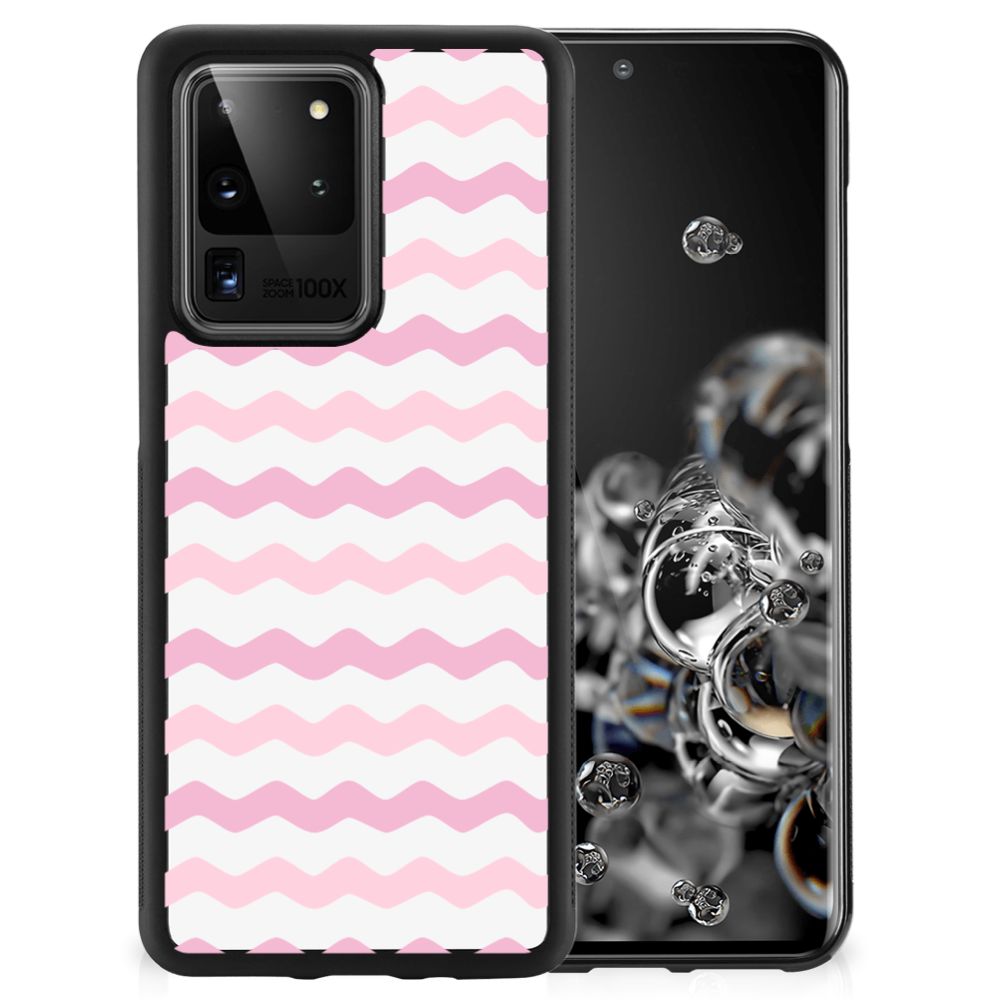 Samsung Galaxy S20 Ultra Bumper Case Waves Roze B2C Telecom