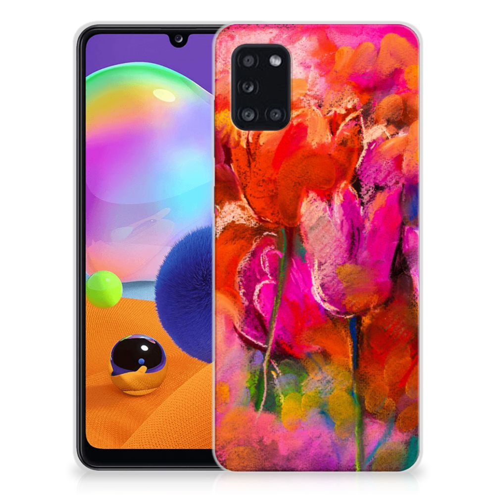 Hoesje maken Samsung Galaxy A31 Tulips