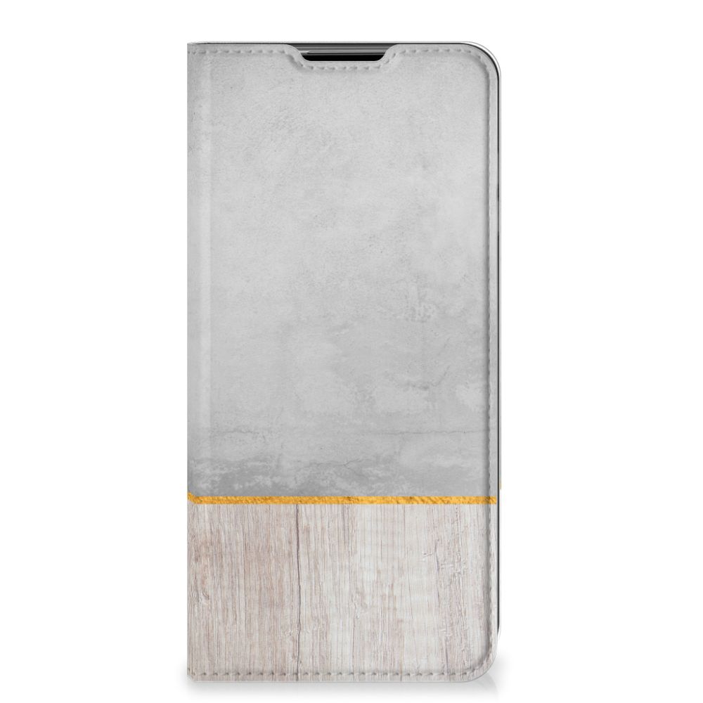 Samsung Galaxy A32 5G Book Wallet Case Wood Concrete - B2C Telecom