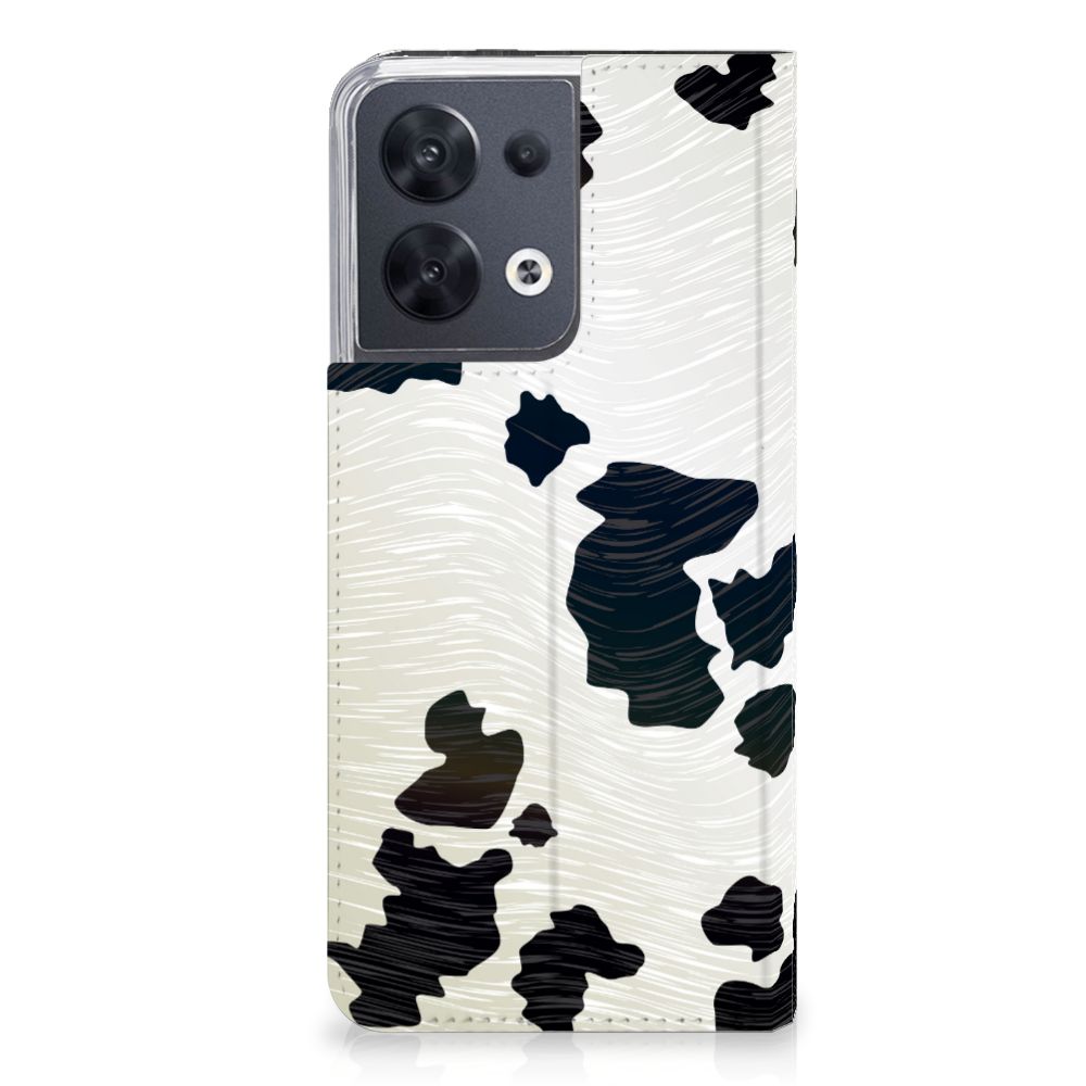 OPPO Reno8 Hoesje maken Koeienvlekken - B2C Telecom