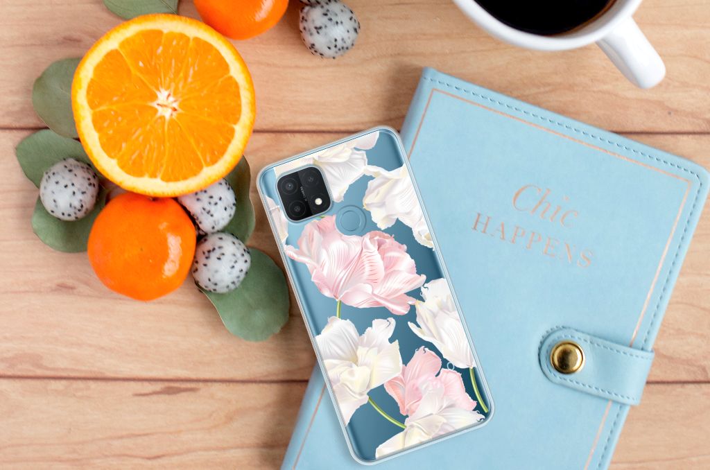 OPPO A15 TPU Case Lovely Flowers B2C Telecom