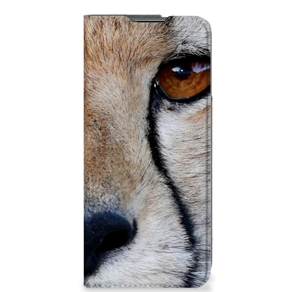OnePlus Nord CE 2 5G Hoesje maken Cheetah met close-up afbeelding van een jachtluipaard.