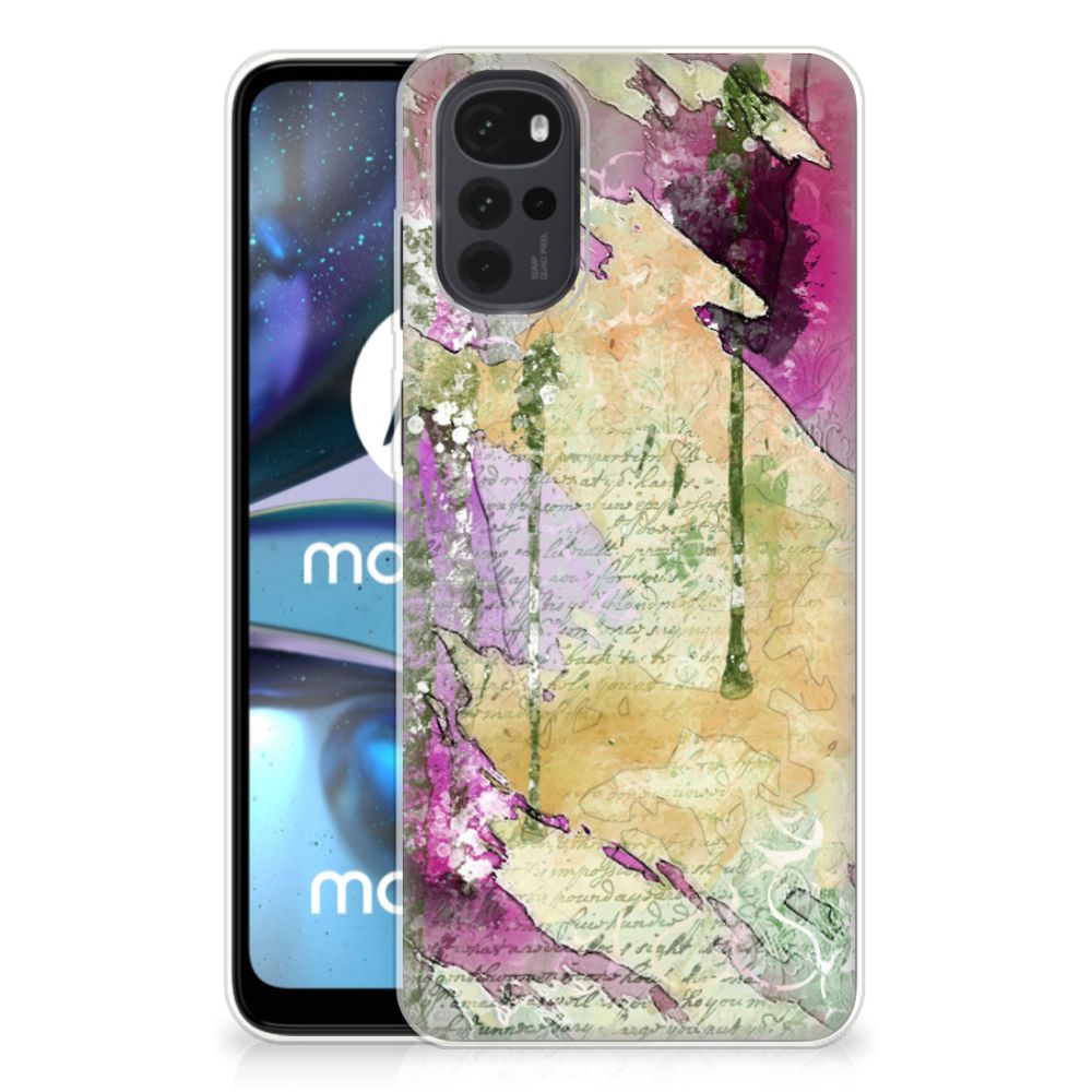 Hoesje maken Motorola Moto G22 Letter Painting B2C Telecom