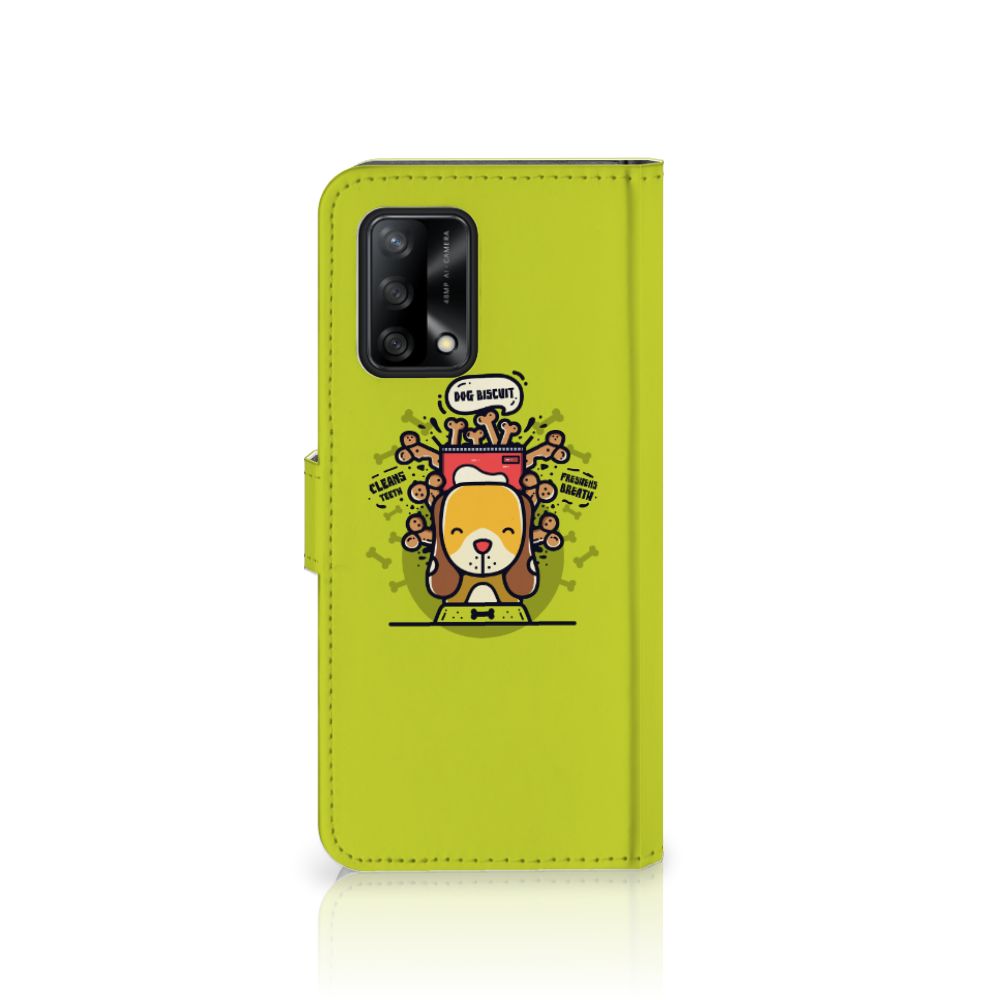 OPPO A74 4G Leuk Hoesje Doggy Biscuit