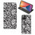 iPhone 12 | iPhone 12 Pro Smart Cover Black Flowers