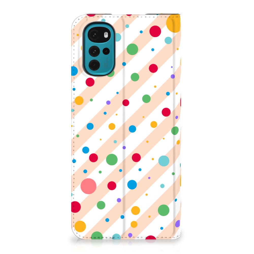Motorola Moto G22 Hoesje met Magneet Dots - B2C Telecom