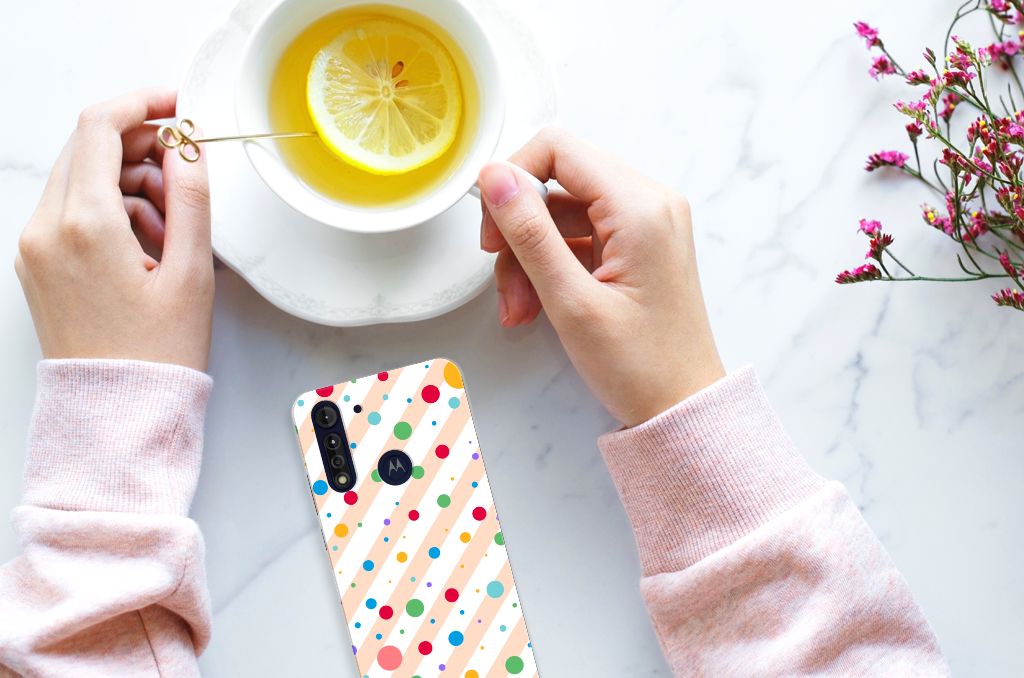 Motorola Moto G8 Power Lite TPU bumper Dots B2C Telecom