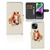 Telefoonhoesje met Pasjes voor iPhone 15 Paard met bloemen en een paardenafbeelding.