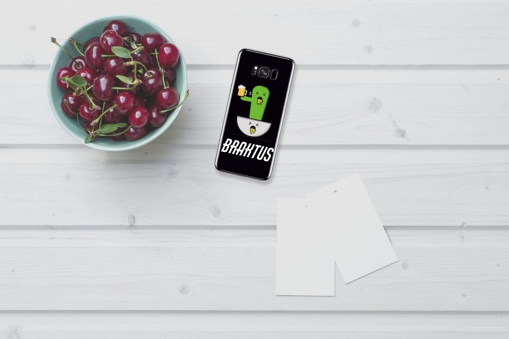 Samsung Galaxy S8 Plus Telefoonhoesje met Naam Braktus
