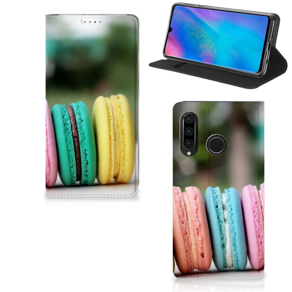 Huawei P30 Lite New Edition Flip Style Cover Macarons