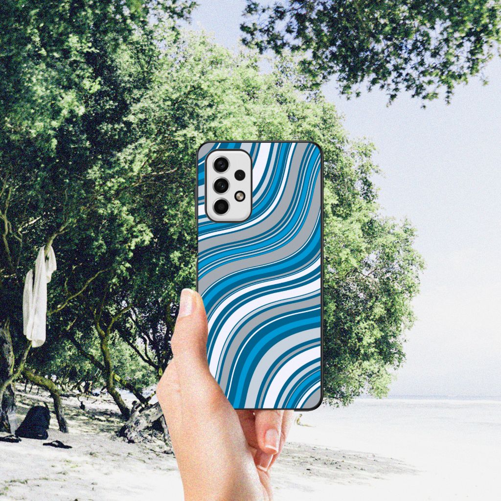 Samsung Galaxy A23 Back Case Waves Blue B2C Telecom