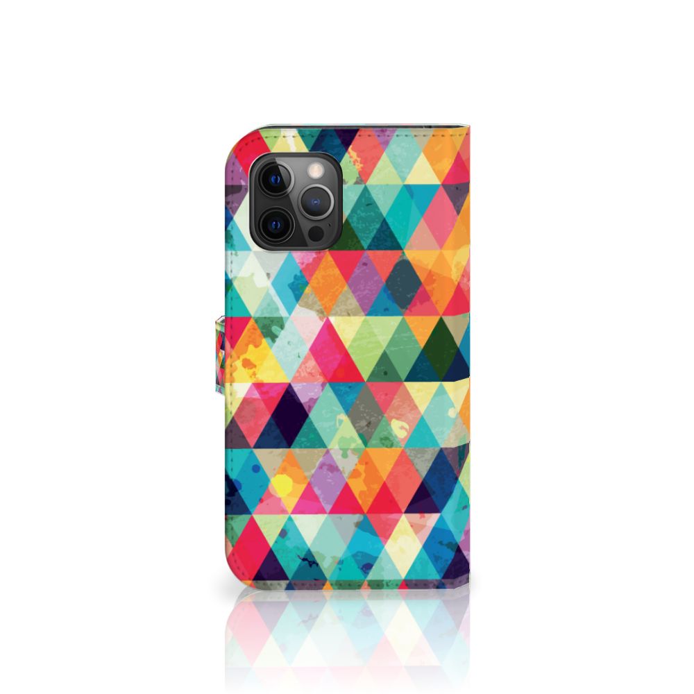 Apple iPhone 12 Pro Max Telefoon Hoesje Geruit
