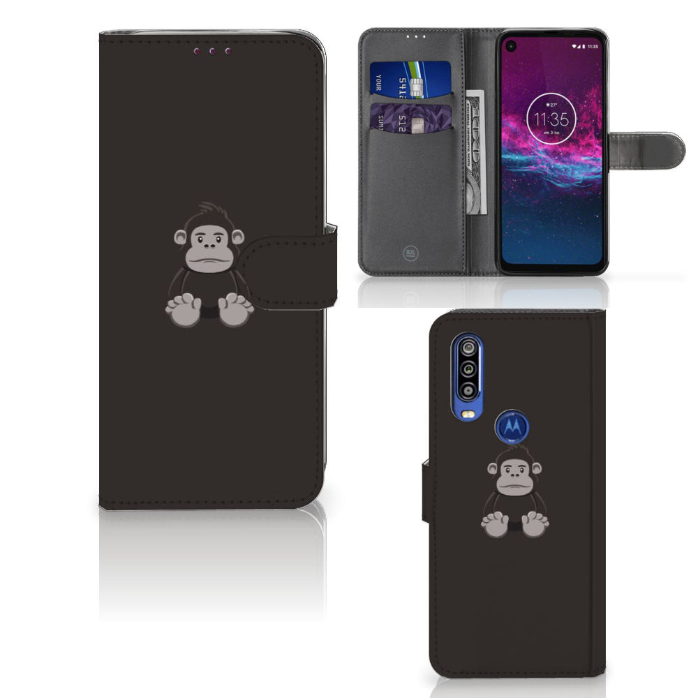 Motorola One Action Leuk Hoesje Gorilla