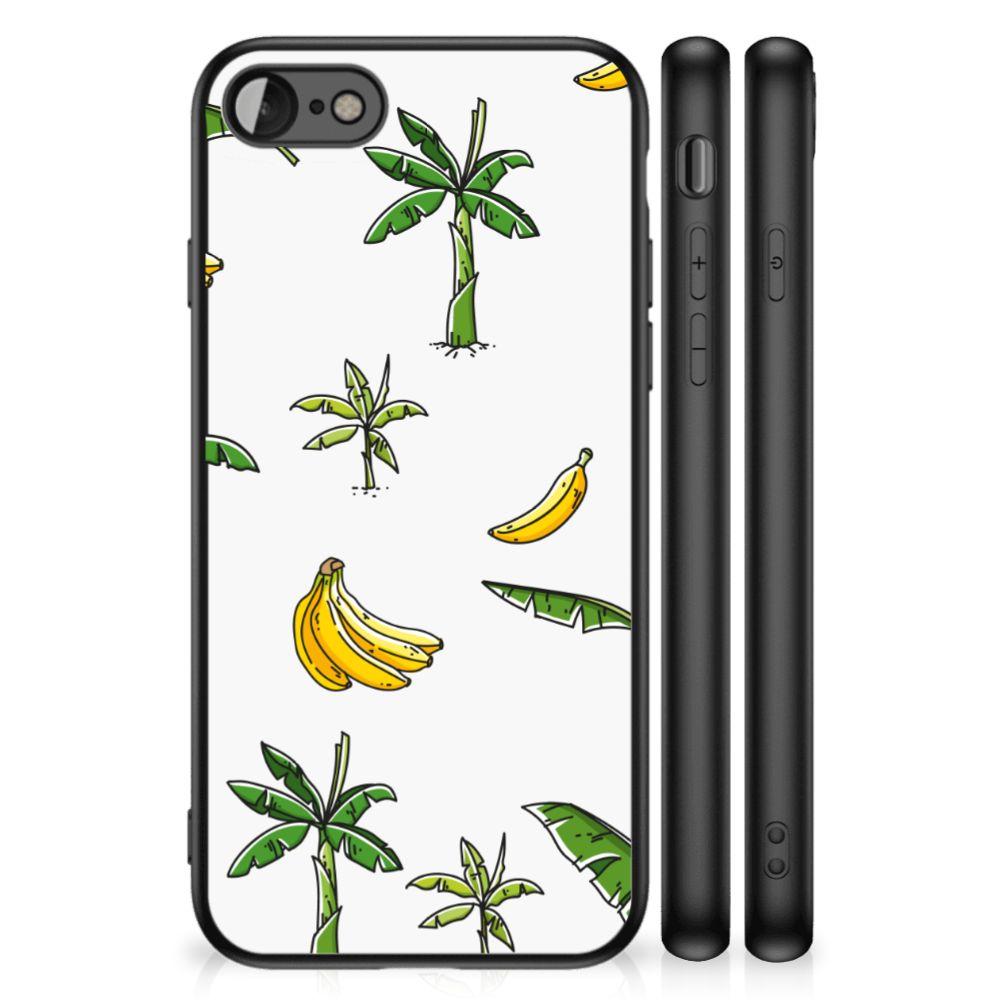 iPhone SE 2022 | SE 2020 | 7/8 Bloemen Hoesje Banana Tree met een design van bananen en palmbomen