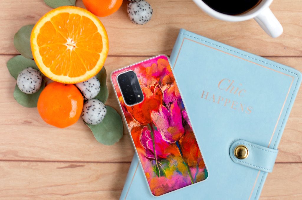 Hoesje maken OPPO A93 5G Tulips