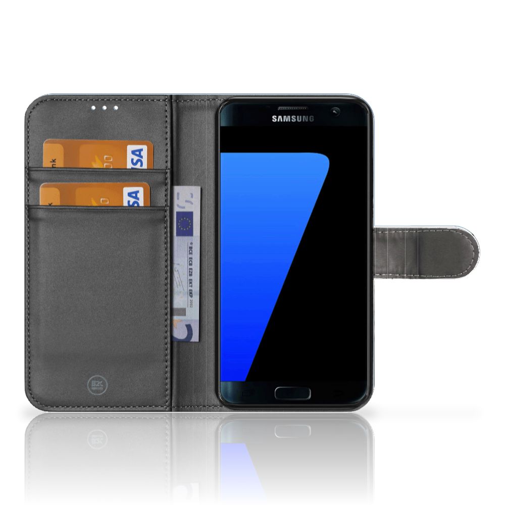 Samsung Galaxy S7 Edge Flip Cover Schaatsers