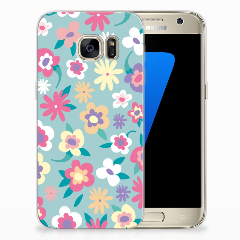 Samsung Galaxy S7 TPU Case Flower Power