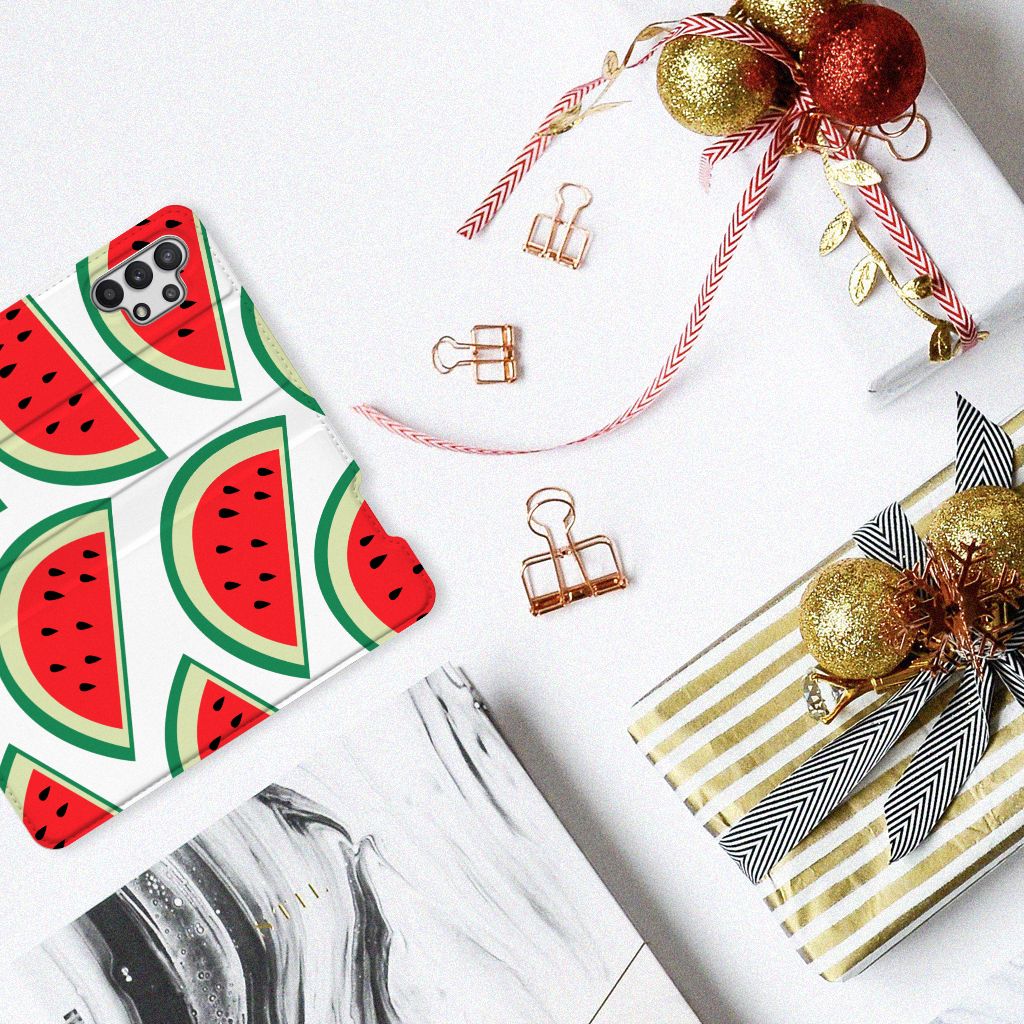 Samsung Galaxy A32 5G Flip Style Cover Watermelons - B2C Telecom