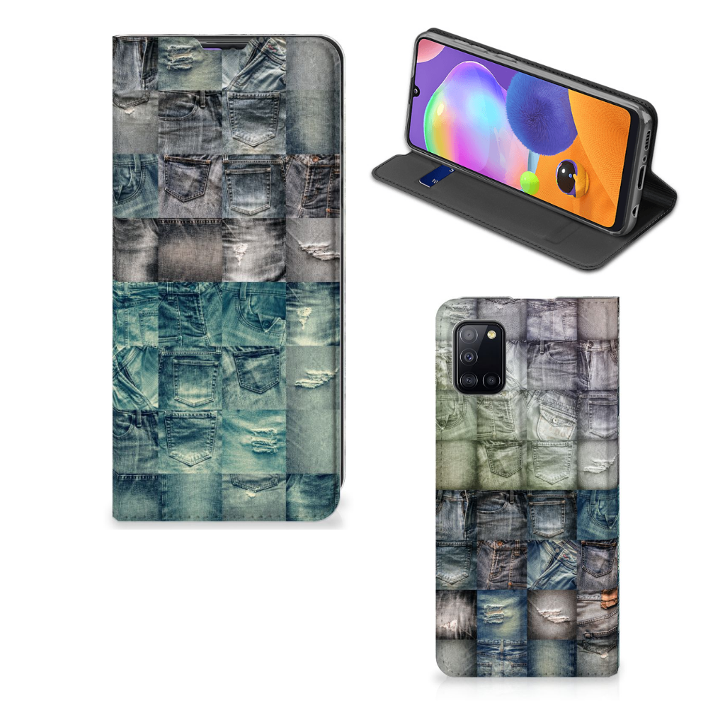 Hippe Standcase Samsung Galaxy A31 Spijkerbroeken - B2C Telecom