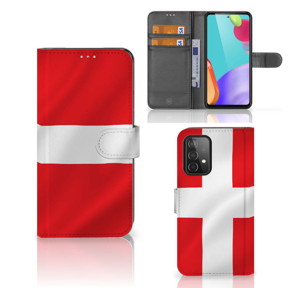 Samsung Galaxy A52 Bookstyle Case Denemarken