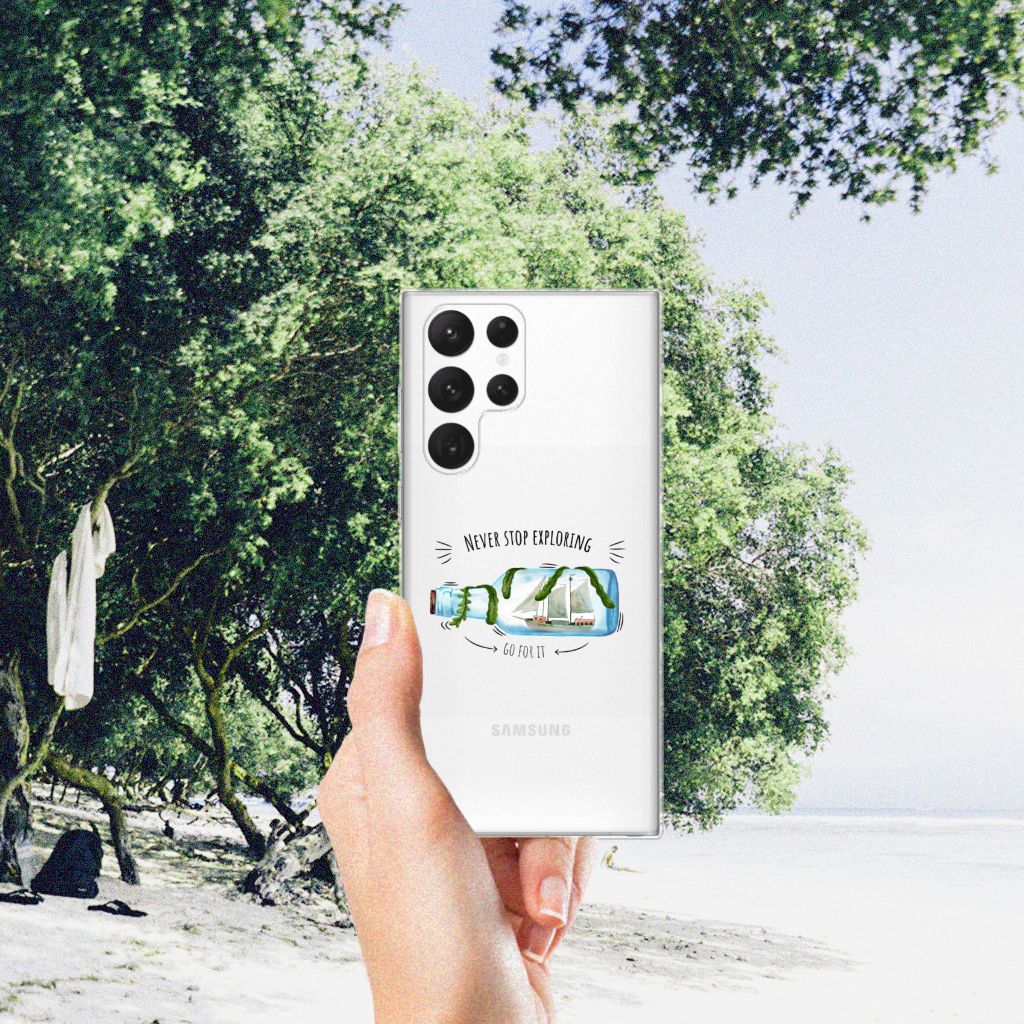 Samsung Galaxy S22 Ultra Telefoonhoesje met Naam Boho Bottle B2C Telecom