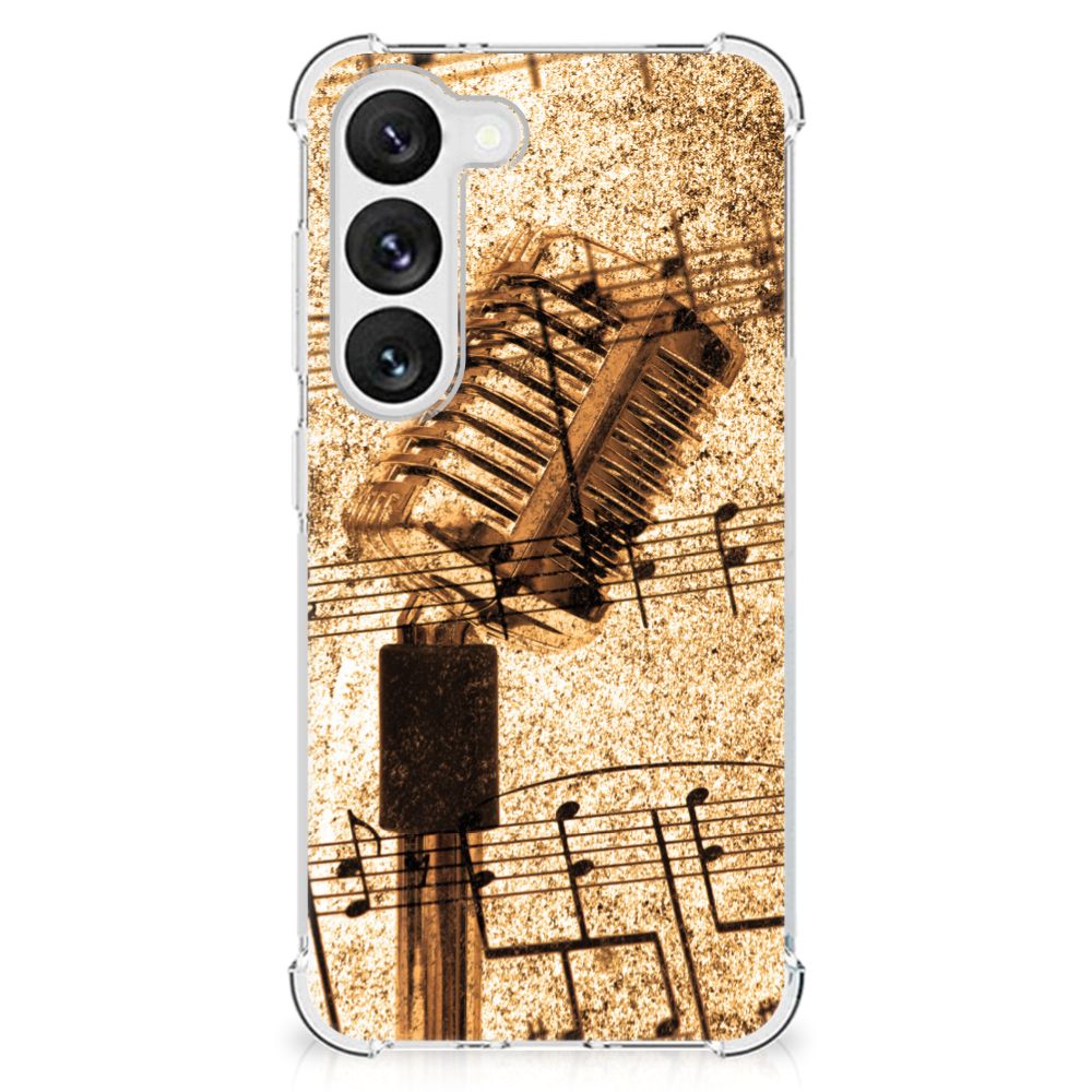 Samsung Galaxy S23 Anti-shock Hoesje met foto Bladmuziek B2C Telecom