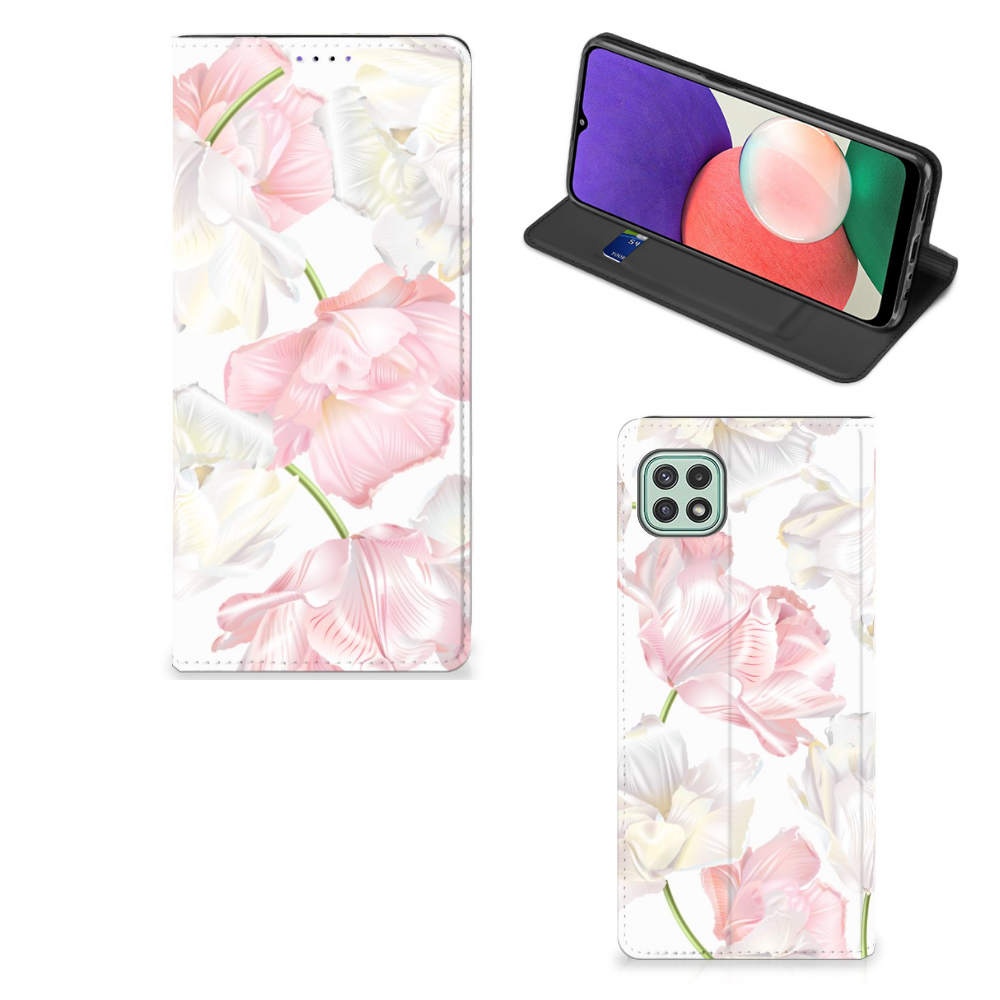 Samsung Galaxy A22 5G Smart Cover Lovely Flowers - B2C Telecom