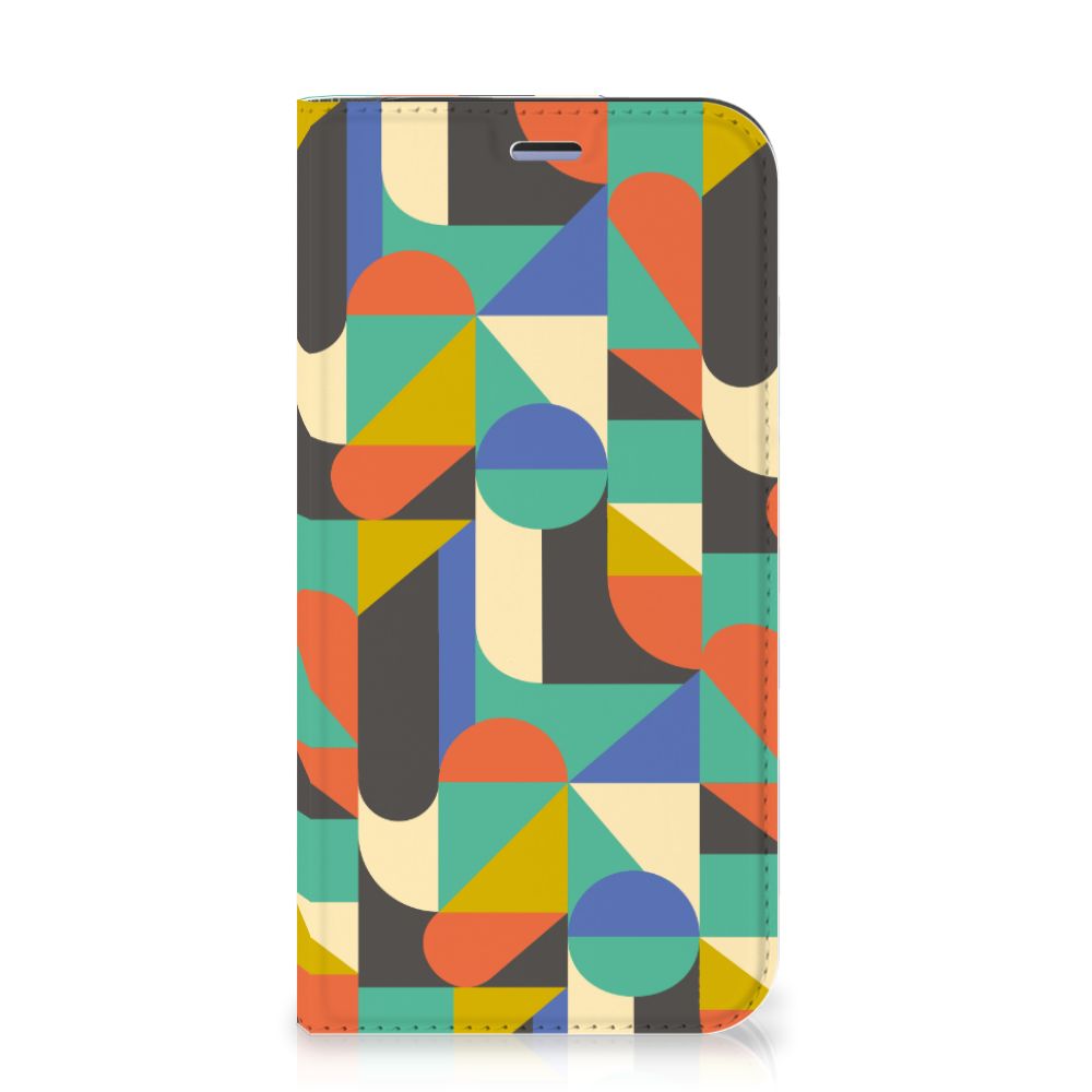 iPhone 12 Mini Hoesje met Magneet Funky Retro - B2C Telecom