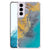Samsung Galaxy S22 Anti-Shock Hoesje Marble Blue Gold B2C Telecom