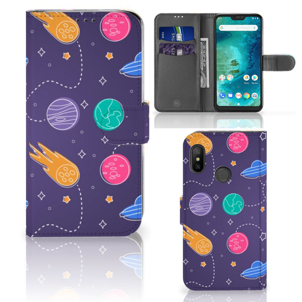 Xiaomi Mi A2 Lite Wallet Case met Pasjes Space