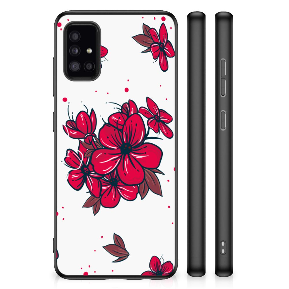 Samsung Galaxy A51 Skin Case Blossom Red