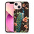 iPhone 13 mini TPU Hoesje Pauw met Bloemen