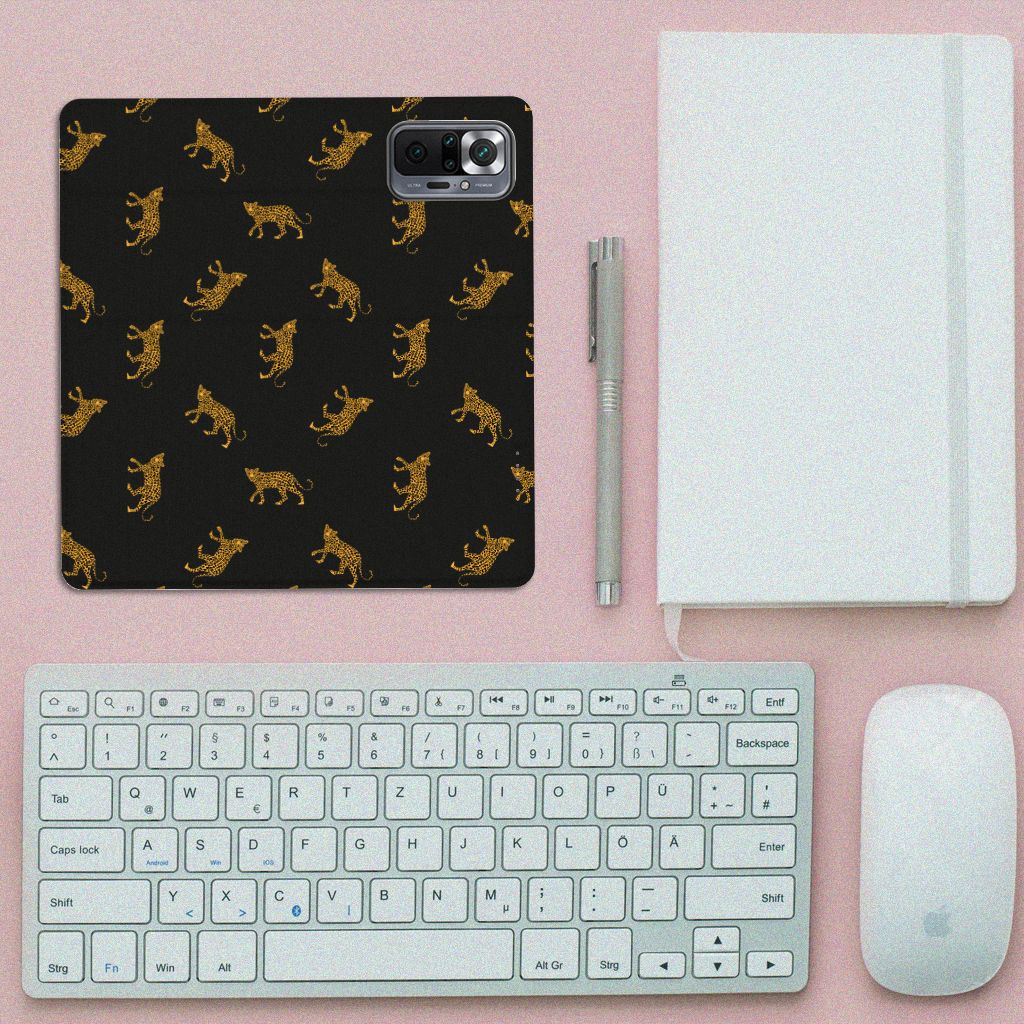 Hoesje maken voor Xiaomi Redmi Note 10 Pro Leopards - B2C Telecom