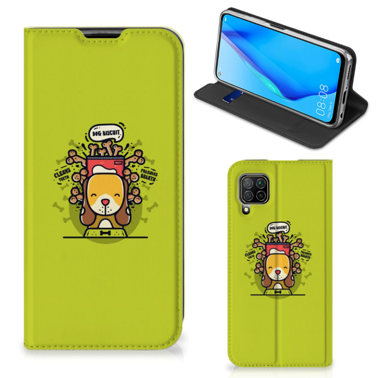 Huawei P40 Lite Magnet Case Doggy Biscuit - B2C Telecom