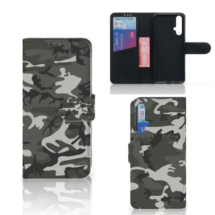 Honor 20 Telefoon Hoesje Army Light