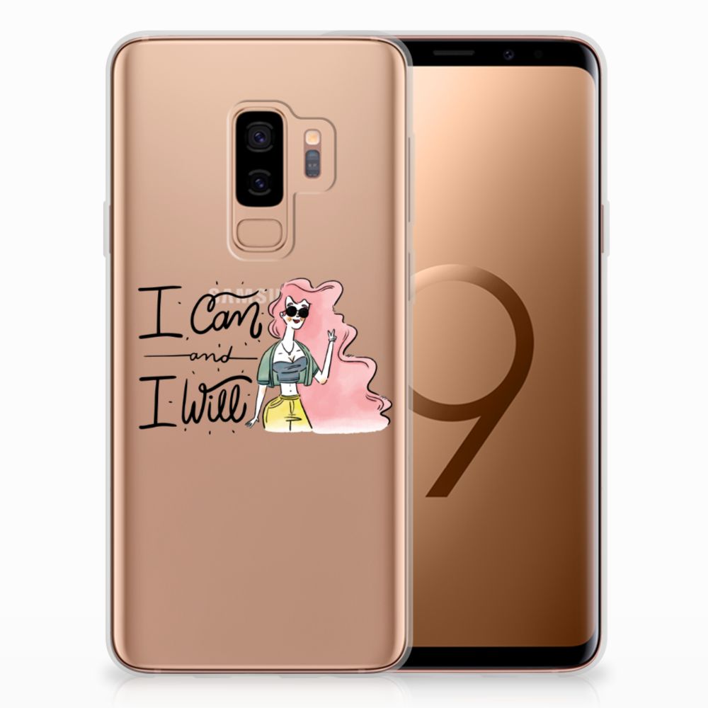 Samsung Galaxy S9 Plus Telefoonhoesje met Naam i Can
