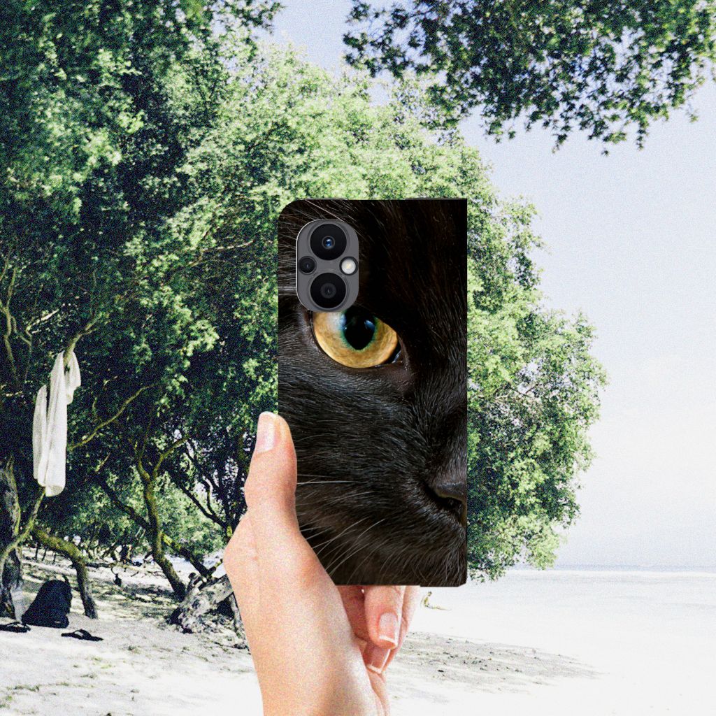 OPPO Reno8 Lite Hoesje maken Zwarte Kat - B2C Telecom