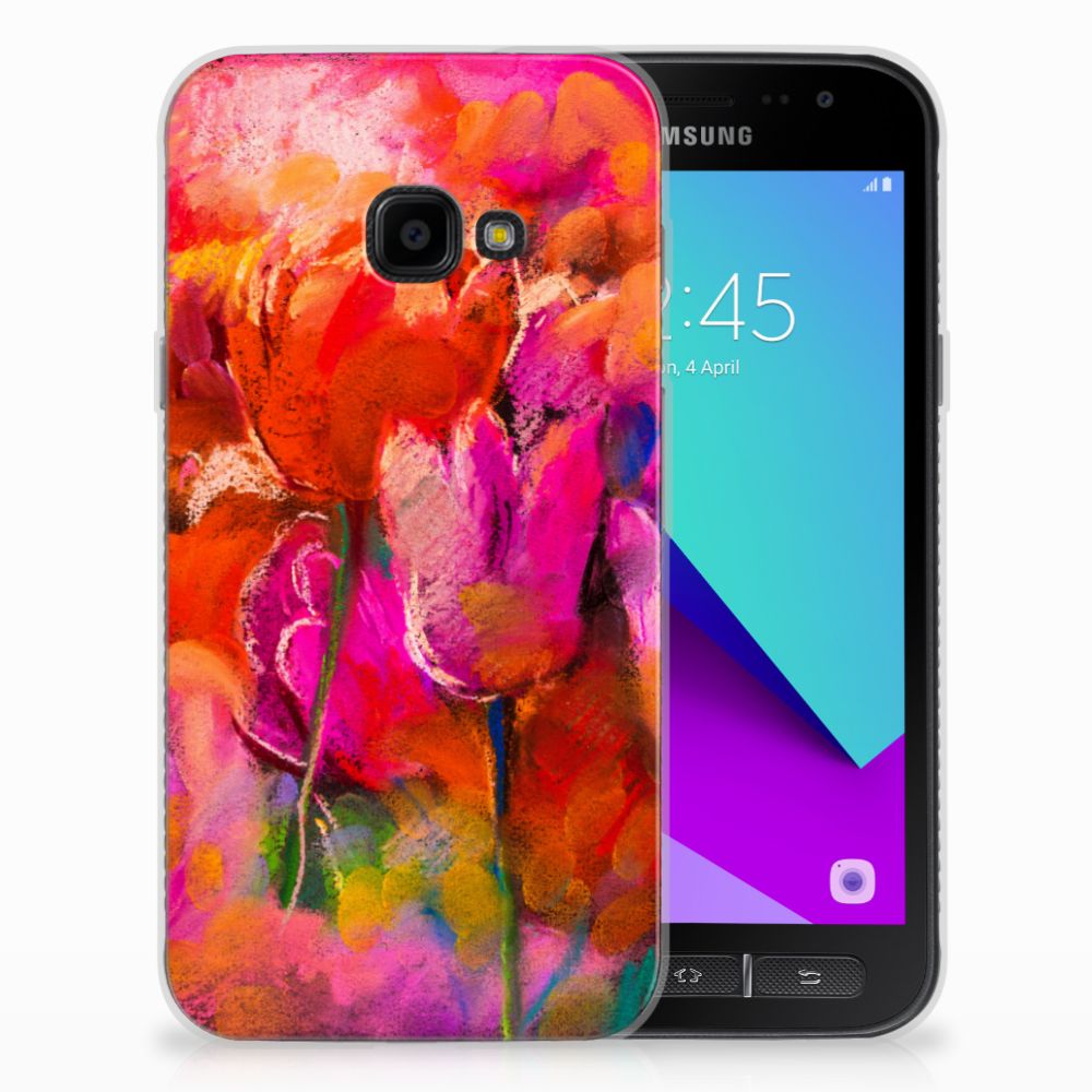 Hoesje maken Samsung Galaxy Xcover 4 | Xcover 4s Tulips