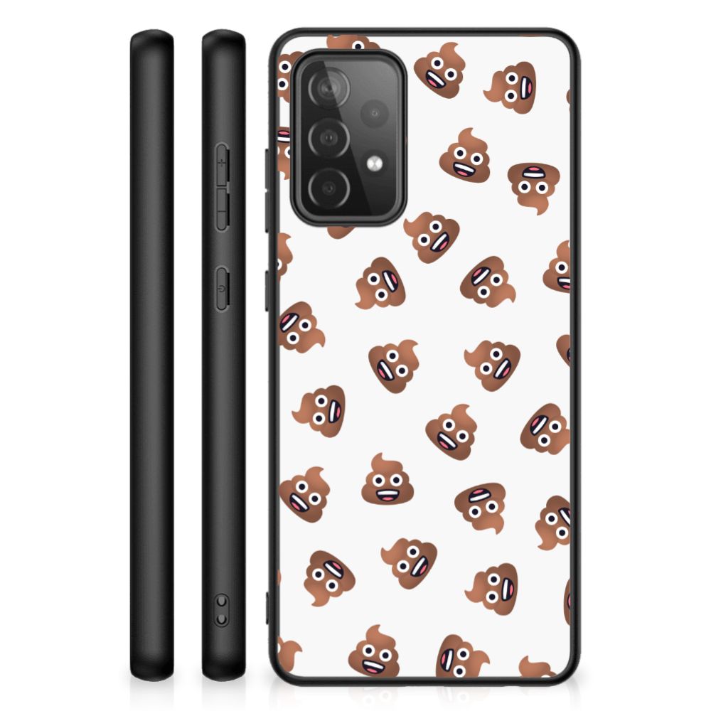 Back Case voor Samsung Galaxy A72 (5G/4G) Poep Emojis