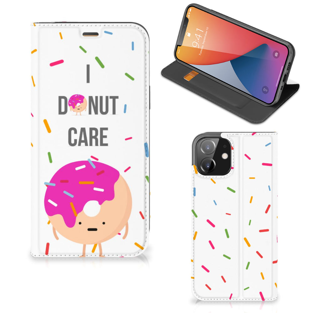 iPhone 12 | iPhone 12 Pro Flip Style Cover Donut Roze