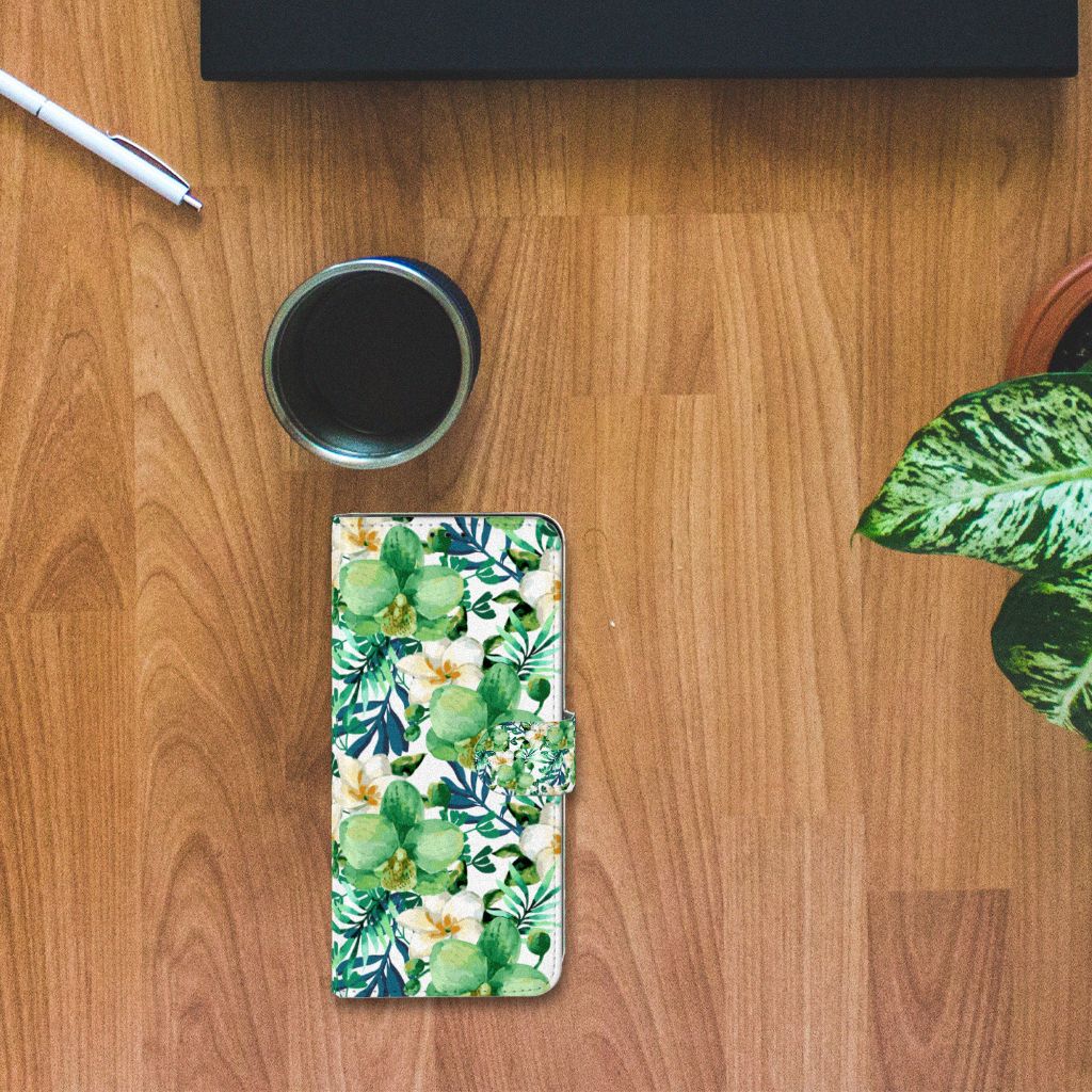 Samsung Galaxy S21 Ultra Hoesje Orchidee Groen